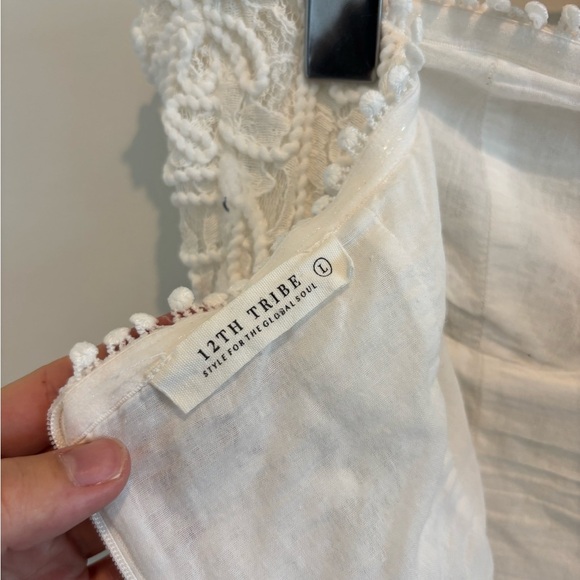12th Tribe White Strapless Dress - Picture 5 of 6